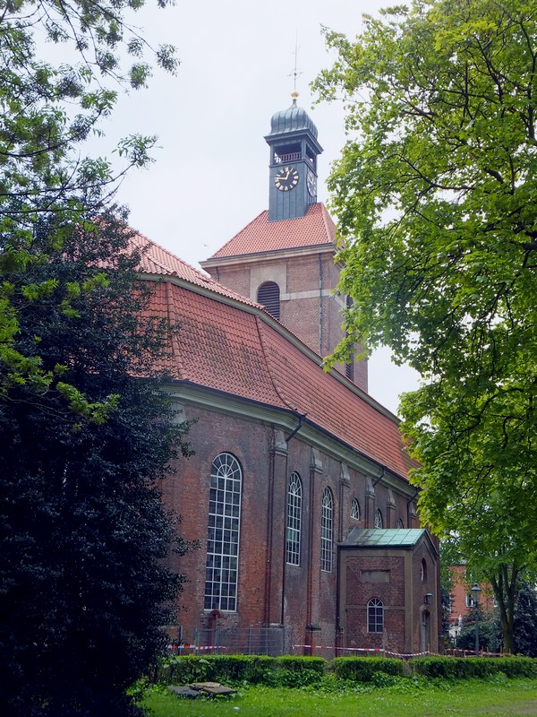 Hambourg Hamburg Elbe Elb Altona église
