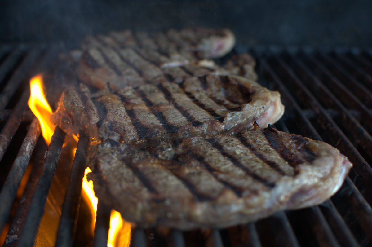 Læknirinn í eldhúsinu Grilluð ribeye steik með kraftmikilli