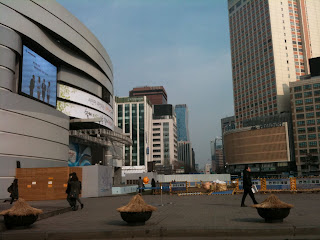 Seoul downtown area.