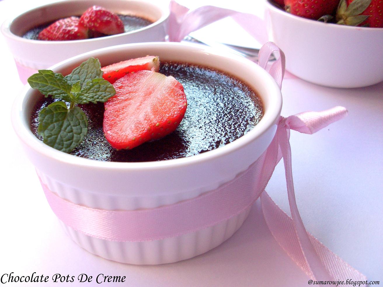 Cakes & More Dark Chocolate Pots De Creme
