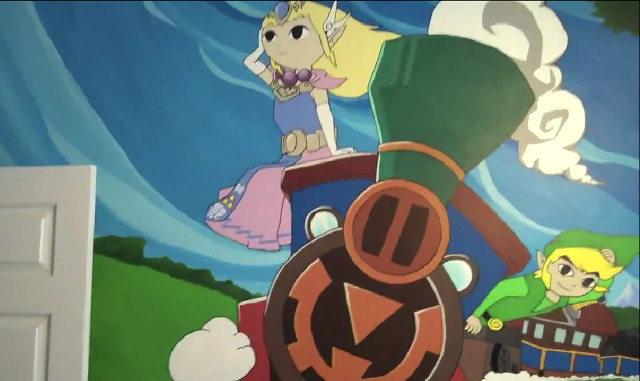 The Legend Of Zelda Themed Hand Painted Nursery Room Video