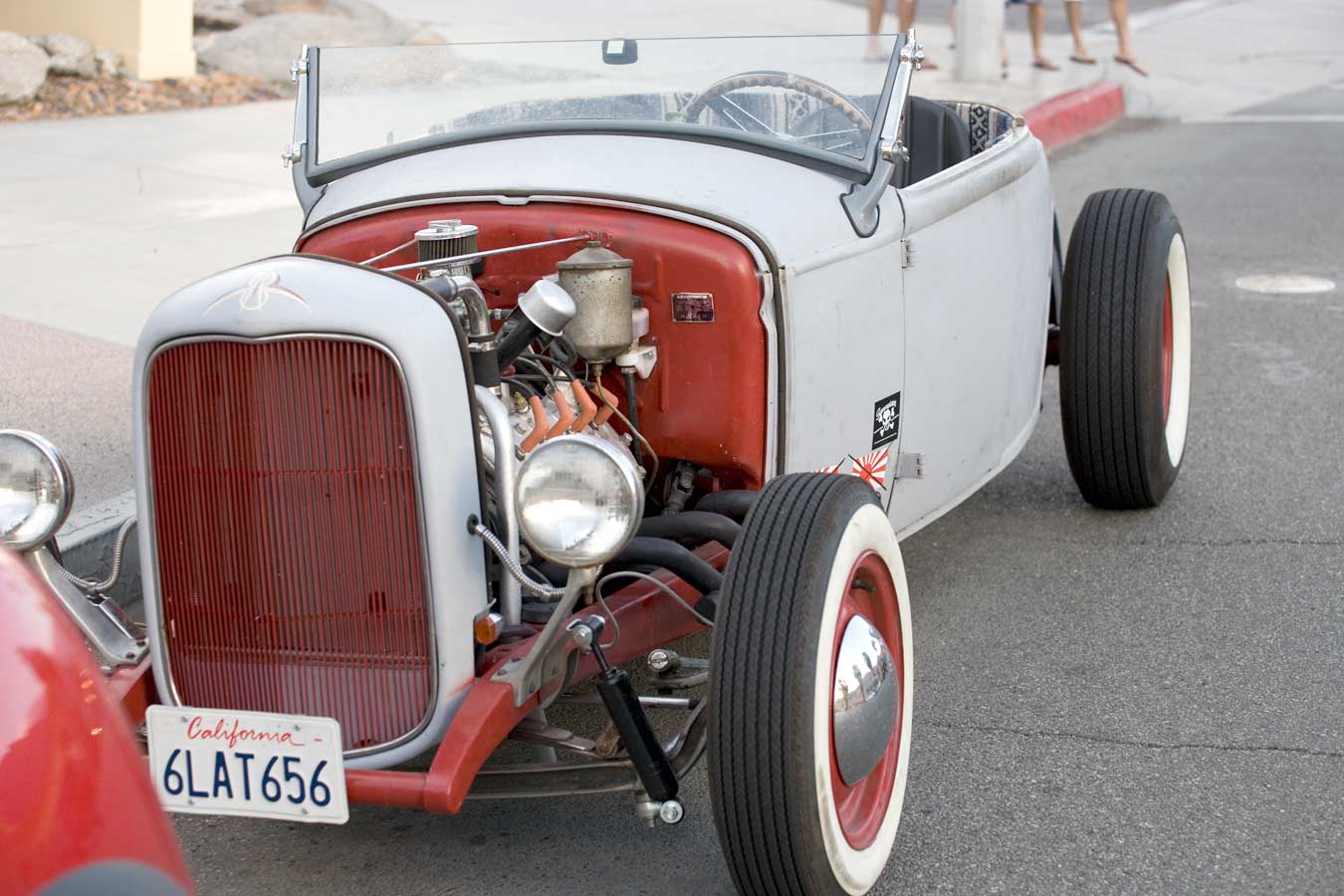 This old jalopy was parked on This old jalopy was parked on