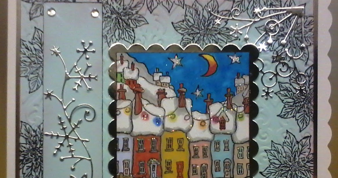 Sharica's Stuff Christmas Card With Michael Powell Stamp