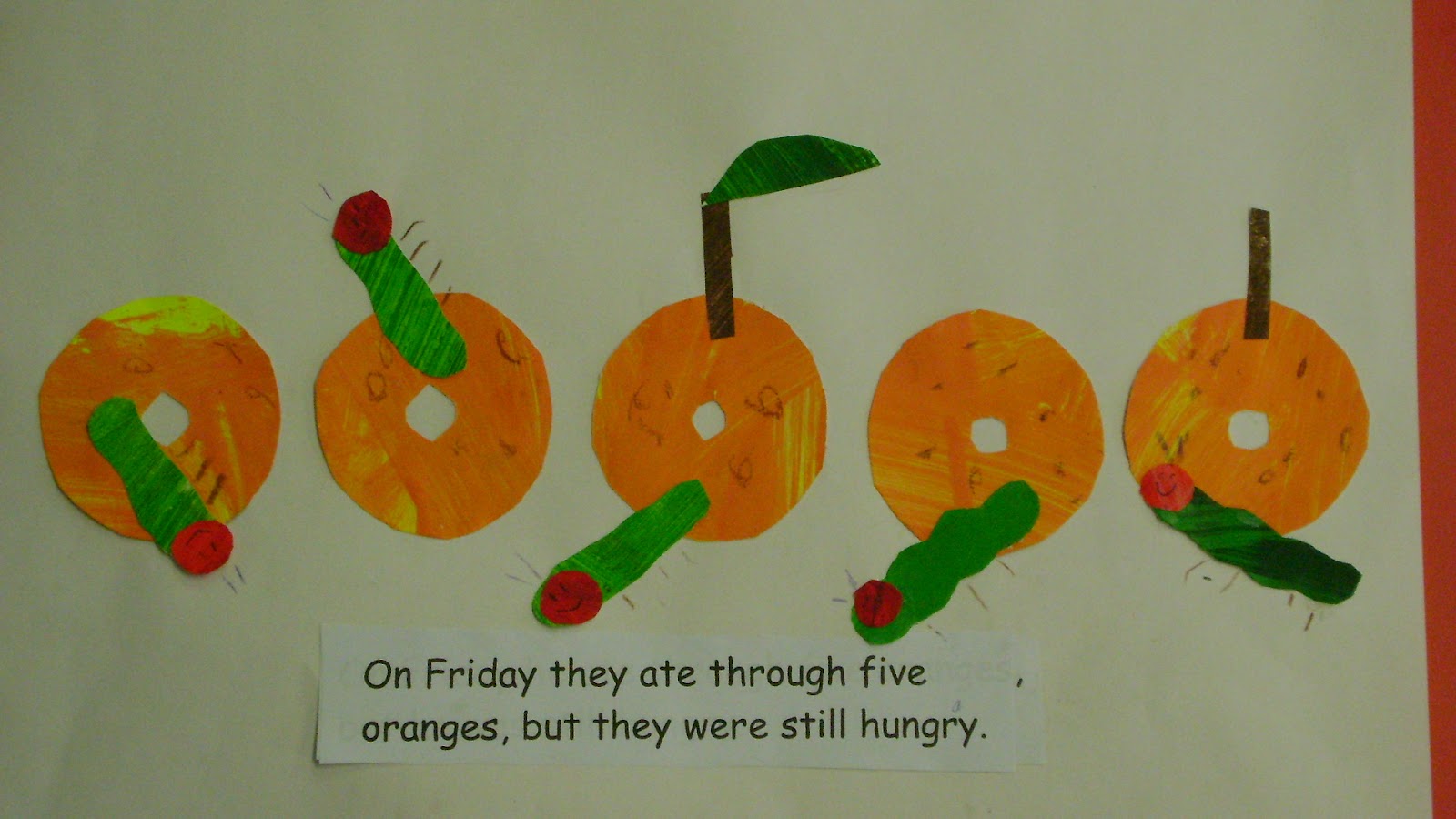SUPER K-9s: We wrote our own version of The Very Hungry Caterpillar.