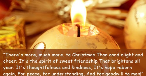 There's more, much more, to Christmas than candlelight and cheer. It's the spirit of sweet