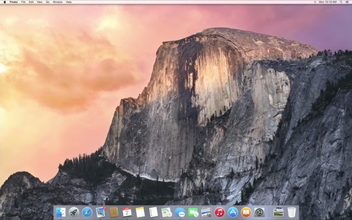 Apple OS X Yosemite screenshot