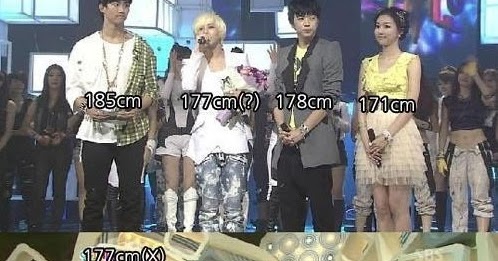 About kpop : BIGBANG’s height