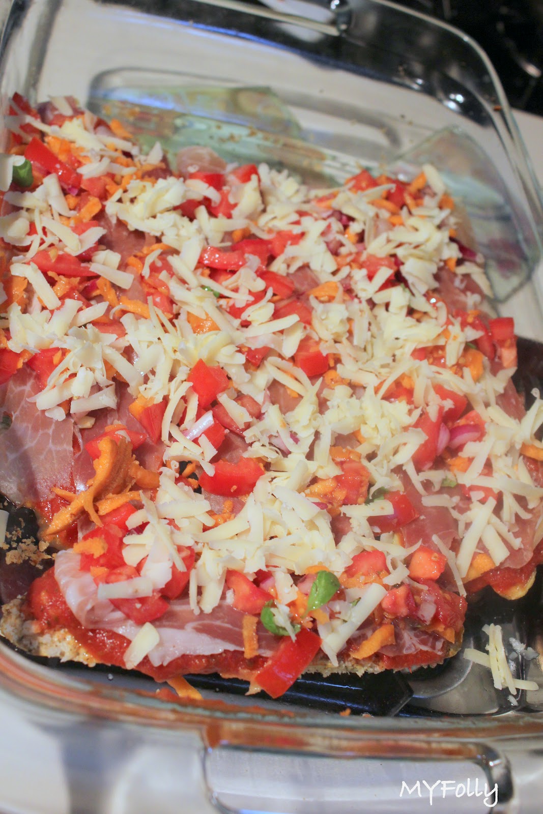 This and that Eggplant Pizza