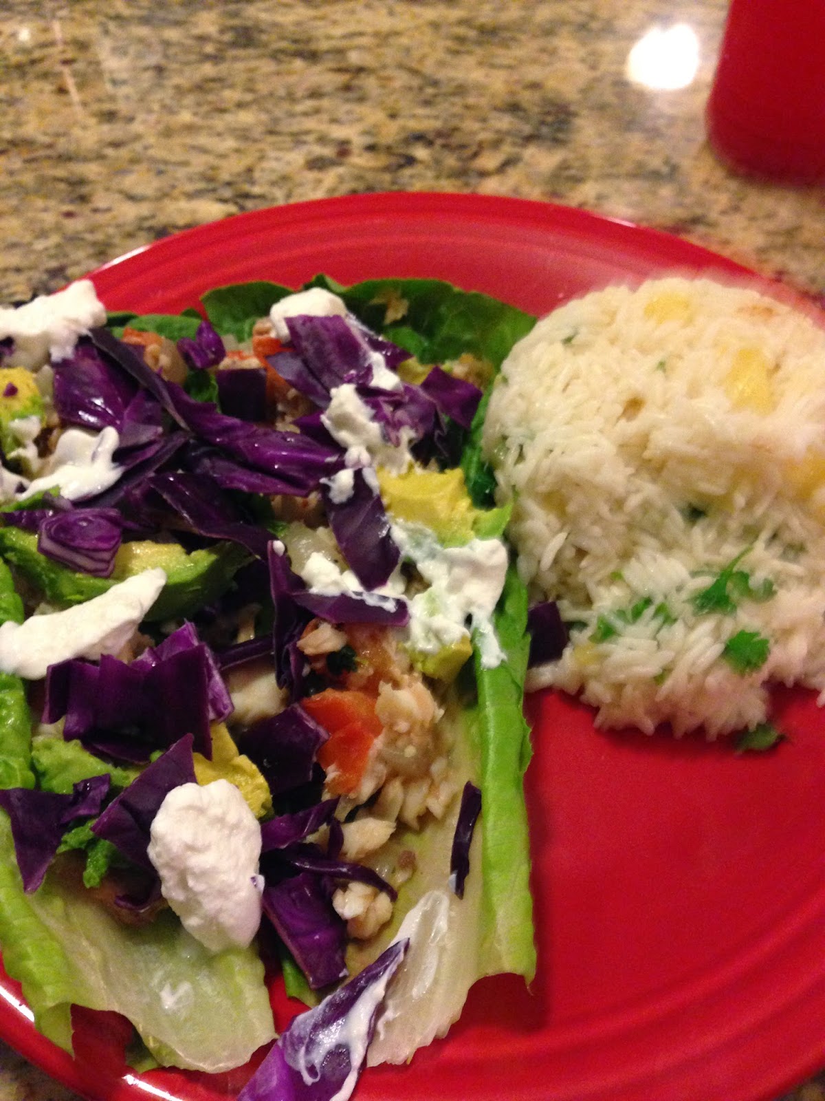 Fitness By Alicia Skinny Tilapia Lettuce Wraps