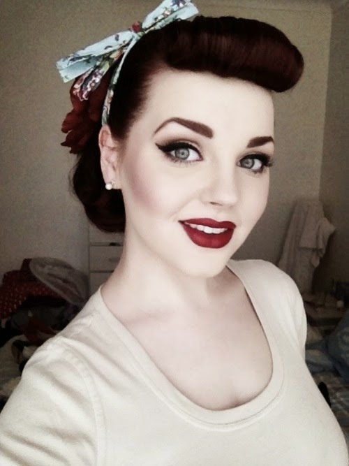 29 Vintage Makeup Looks Ideas For Christmas 2014 & New Year Eve 2015 Glowlicious.Me A Beauty