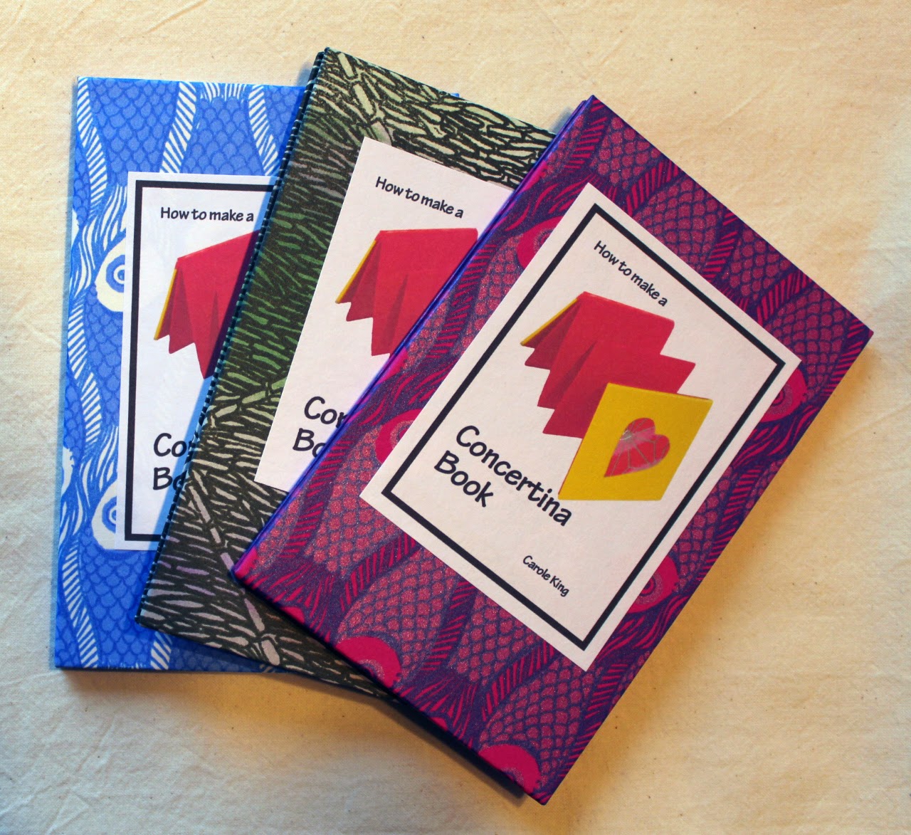 Nant Designs How to........ instructions to make a concertina book