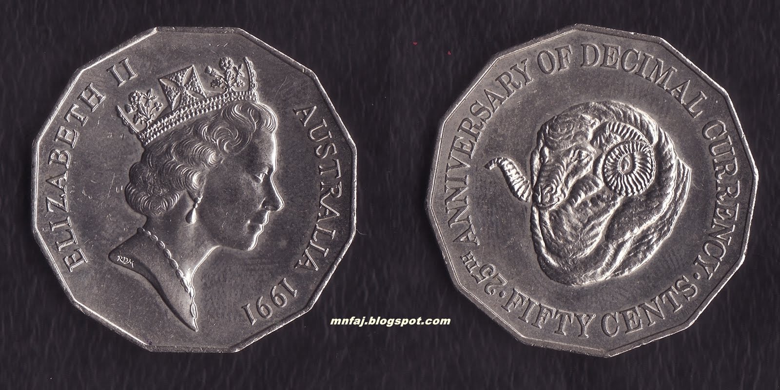 Mnfaj's Coin and Banknotes 108. Australia Coins Part 1 Australian 50c