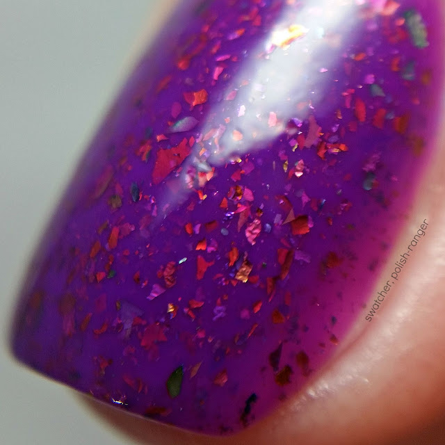 swatcher, polish-ranger | Pretty & Polished The Grape Flake macro
