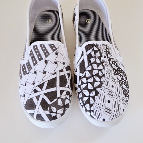Ilovetocreate Blog Zentangle Sneakers
