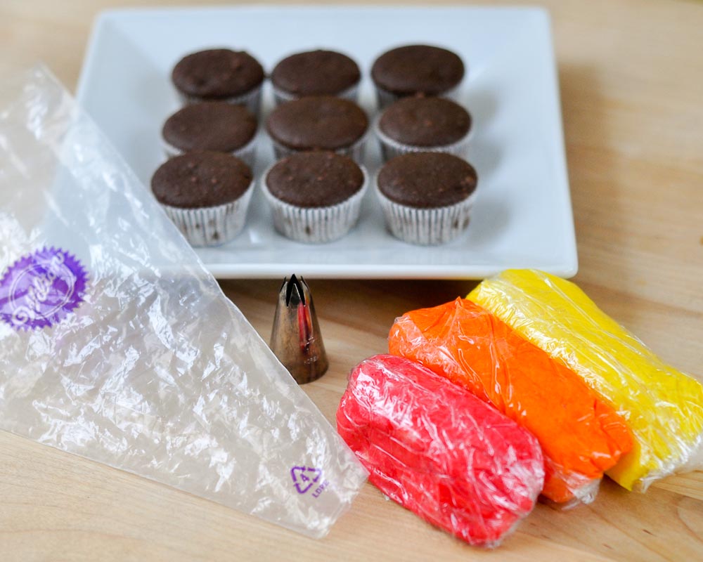 Beki Cook's Cake Blog How To Make MultiColored Swirled Cupcakes