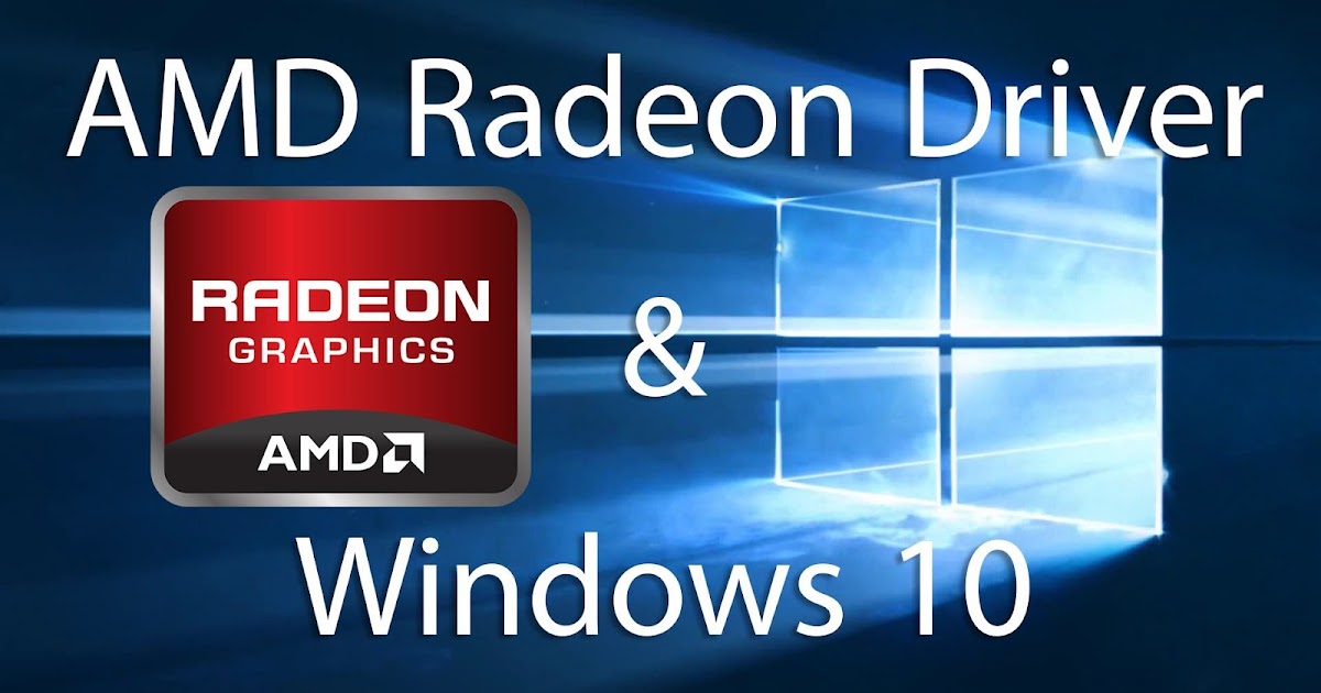 amd radeon graphics download for windows 10