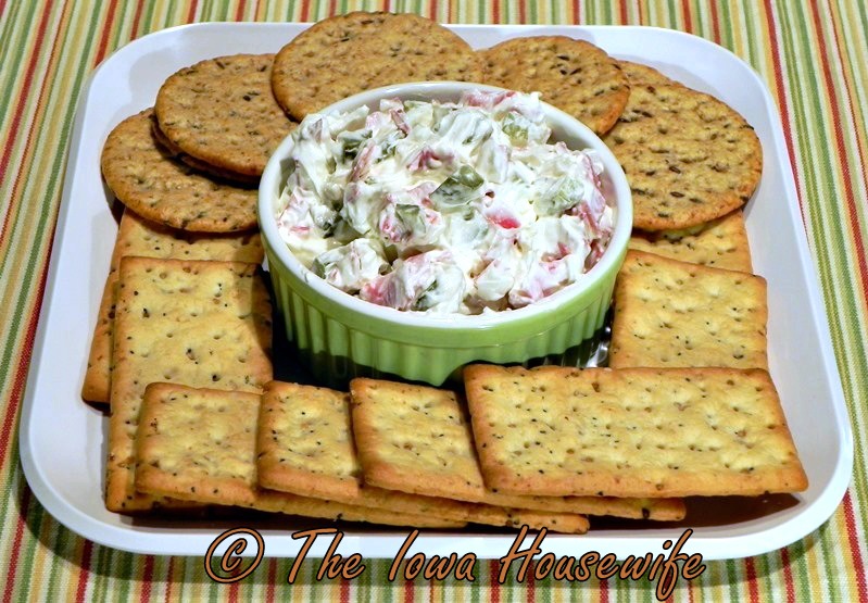 The Iowa Housewife Dried Beef Pickle Dip