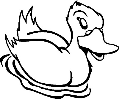 Line Drawing :: Clip Art :: Duck