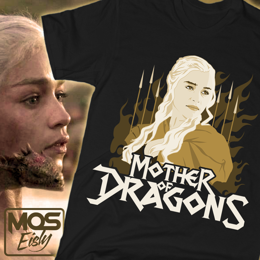 camiseta mother of dragons