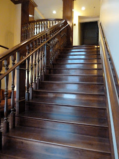 Seattle Stair & Design Straight Stair Made From Black Walnut