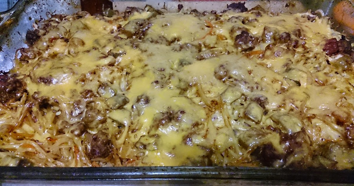 Suzanne's Kitchen Cheesy taco and cabbage casserole