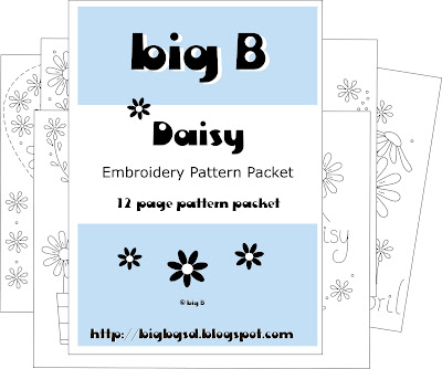 Daisy Garden Embroidery Pattern for Drawstring Bags вЂ“ Needle