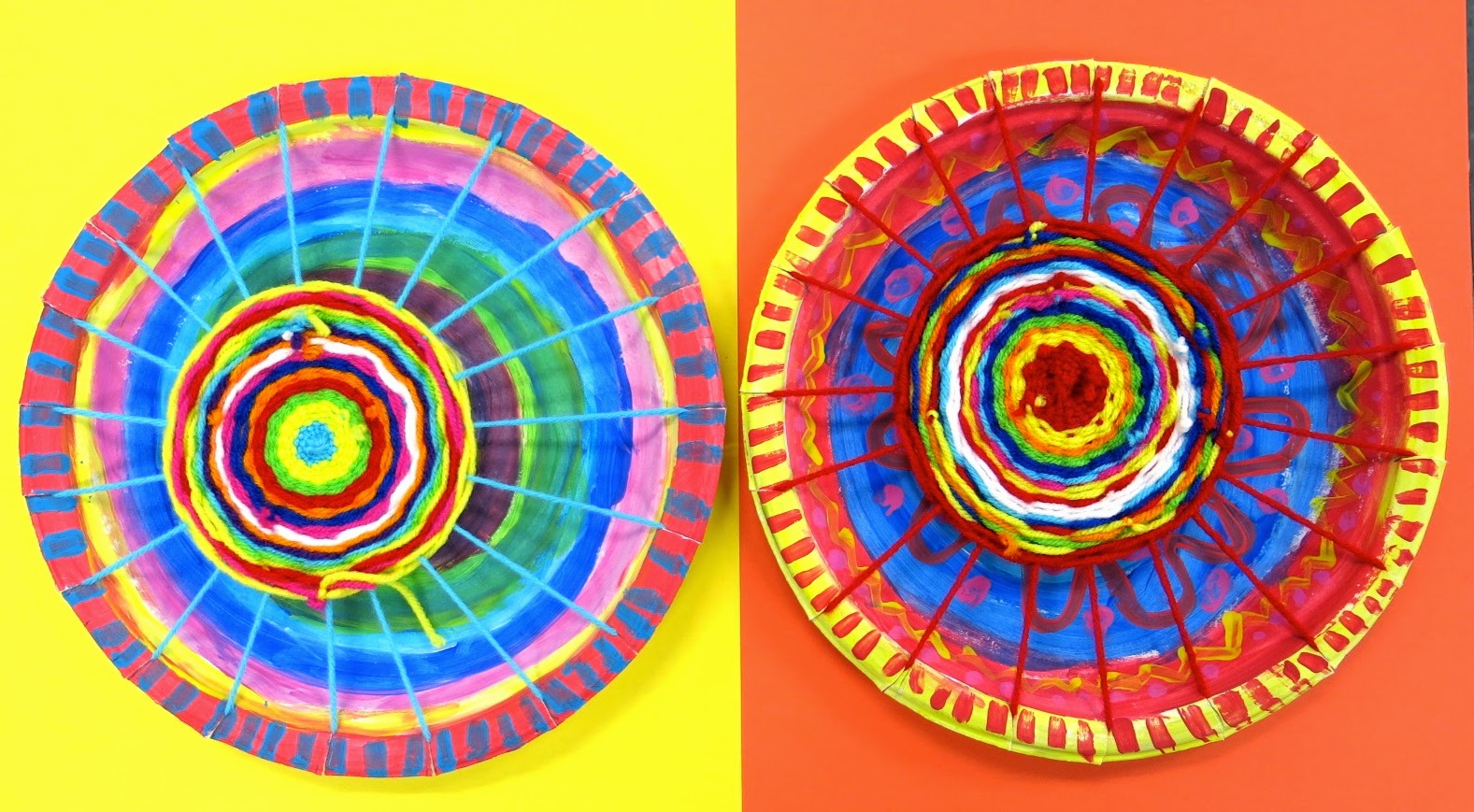 Cassie Stephens In the Art Room Circle Loom Weaving with Second Grade