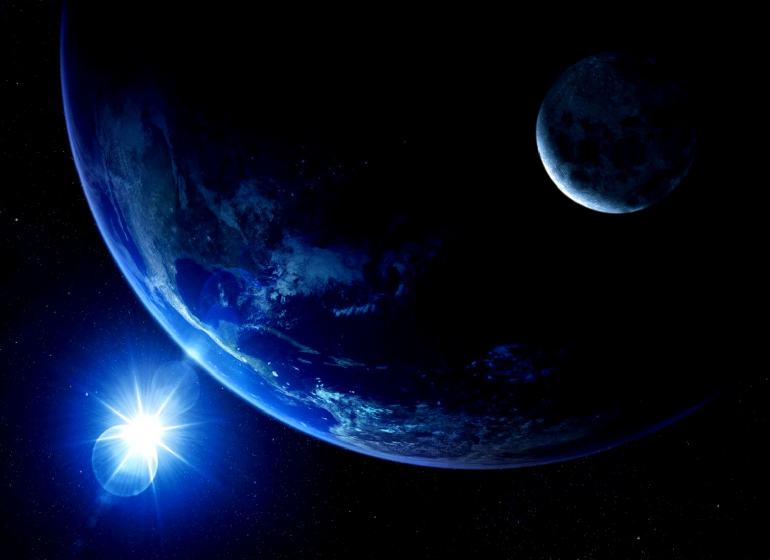 Planet Earth From Outer Space Planet Earth From Outer Space