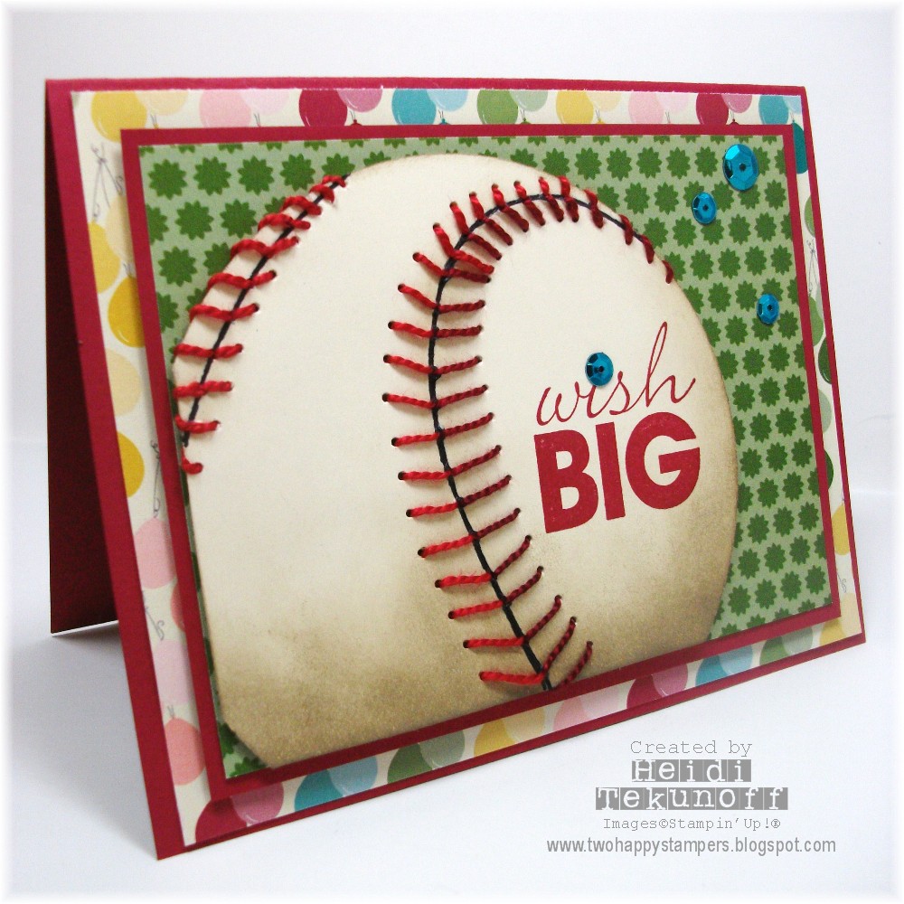 Two Happy Stampers Baseball Card