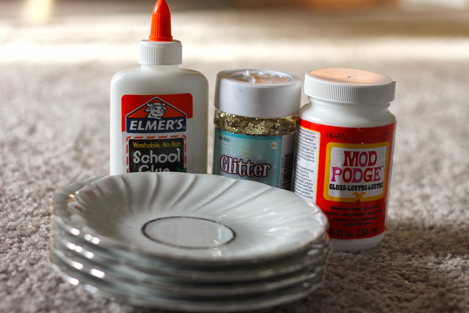 Life By Appointment DIY Glitter Jewelry Dish