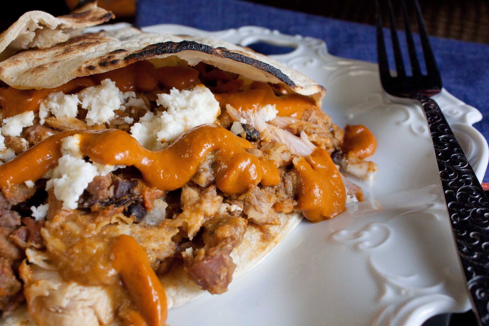 Fat and Happy Blog Turkey Enchiladas with Pumpkin Mole