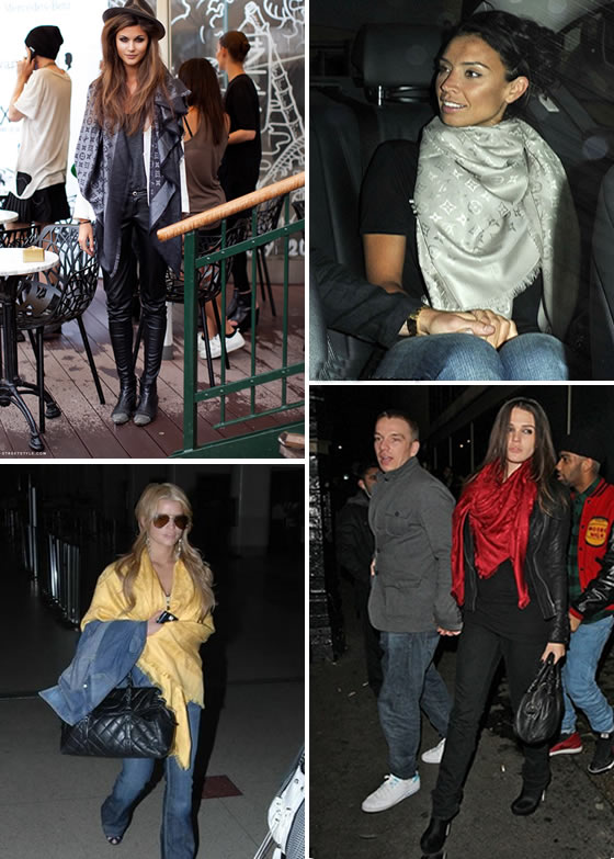 Louis Vuitton Shawl Monogram Strawberry Leopard