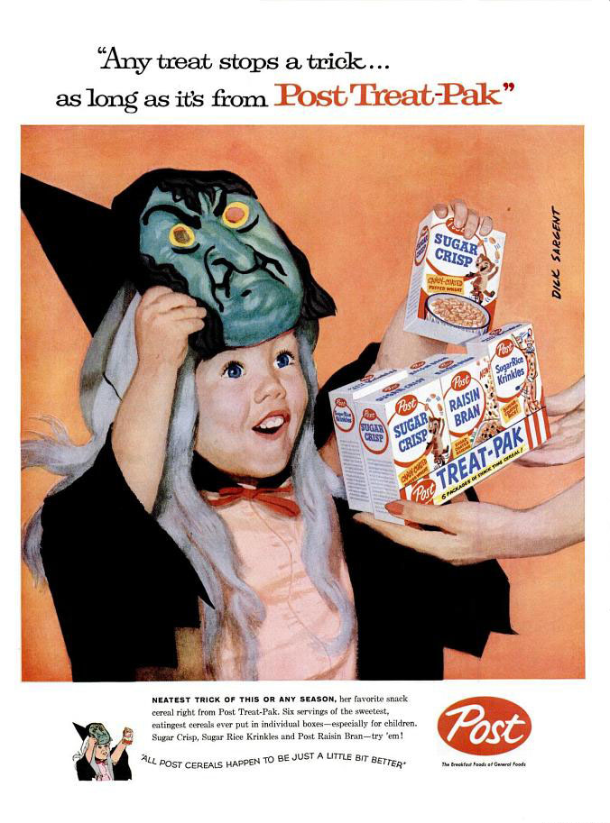 25 Fun and Interesting Vintage Halloween Ads from between 1930s and