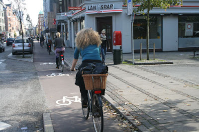 ciclovia na cidade de Copenhague, Dinamarca
