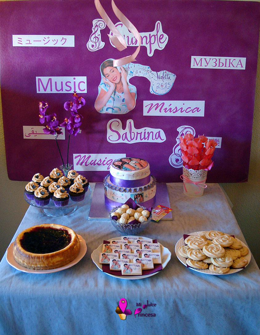cumple, cumpleaños, cumpleaños temático, violetta, fiesta, fiesta temática, cumpleaños de violetta, cumpleaños temático de violetta, 