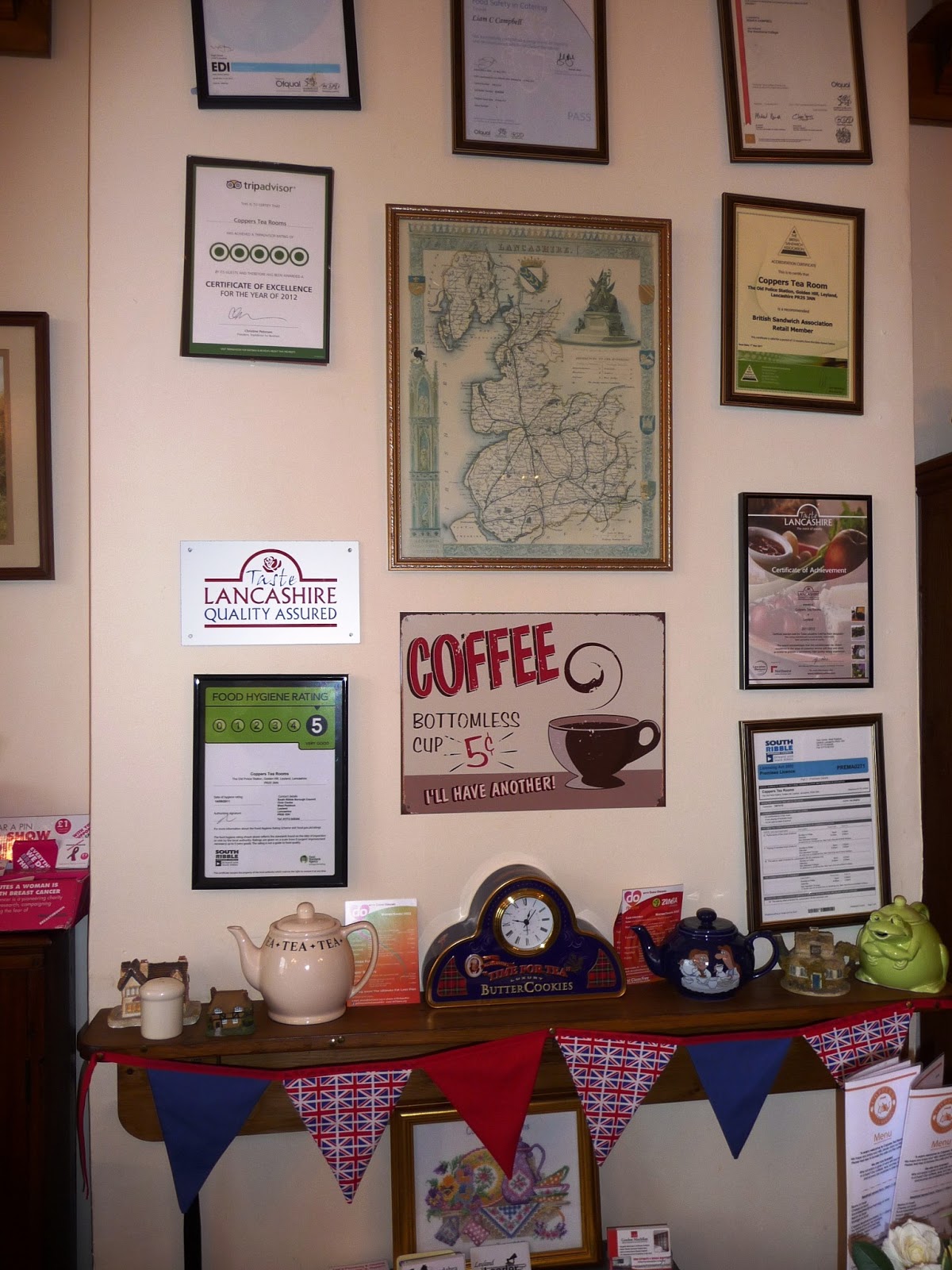 Lancashire Food CCC No 13 At Coppers Tea room, Leyland