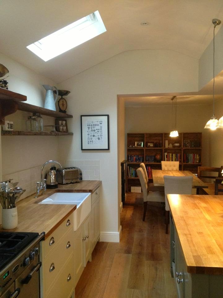 Makeover Scaffold Board Shelves Roses and Rolltops