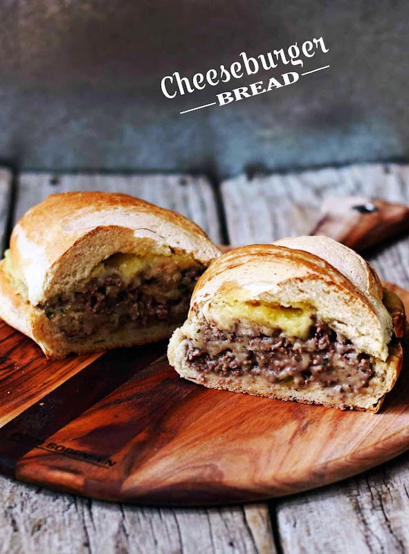 Milk and Honey Cheeseburger Bread