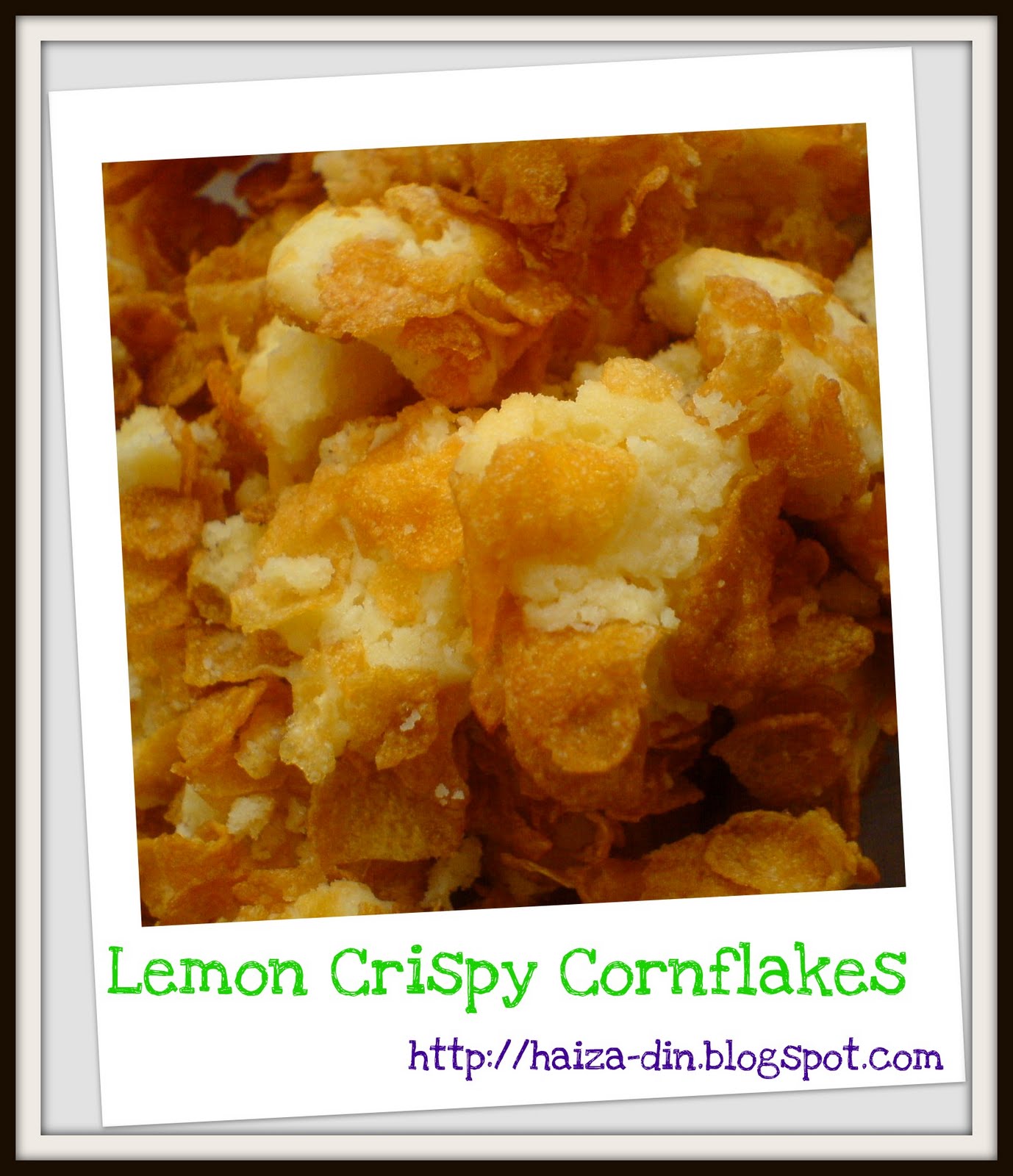 CoOkInG Is LiKe LoVe........ Lemon Crispy Cornflake