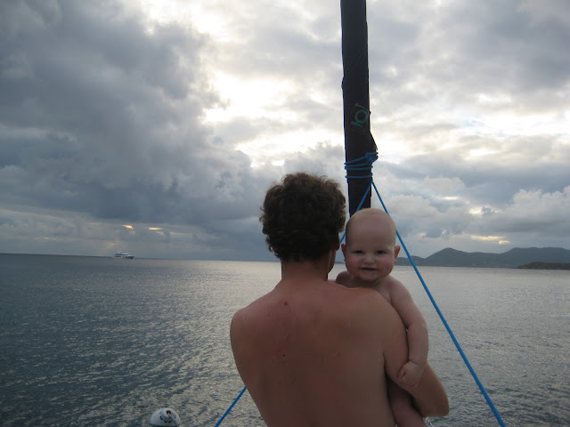 Sailing with a wicked cute 6 month old baby in the BVI