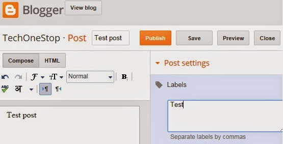 categorize posts in Blogger - blogtlog.com