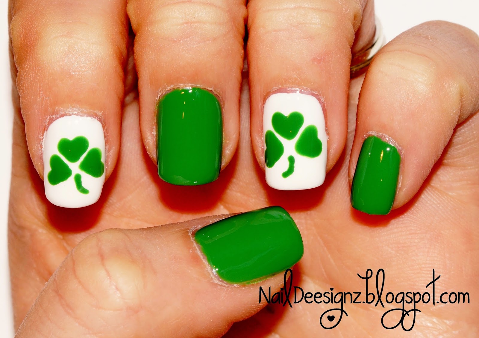 St. Patrick's Day Nail Art with Leprechauns - wide 6