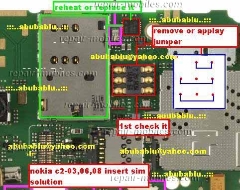 Nokia C2 03 Insert Sim Problem Solution Teknik Dasar Servis Hp