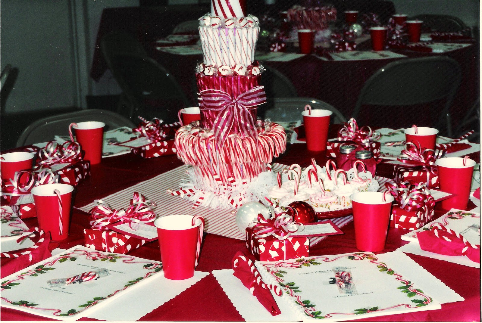 Candy Cane Rose Centerpiece : Candy cane roses centerpiece best flowers and rose