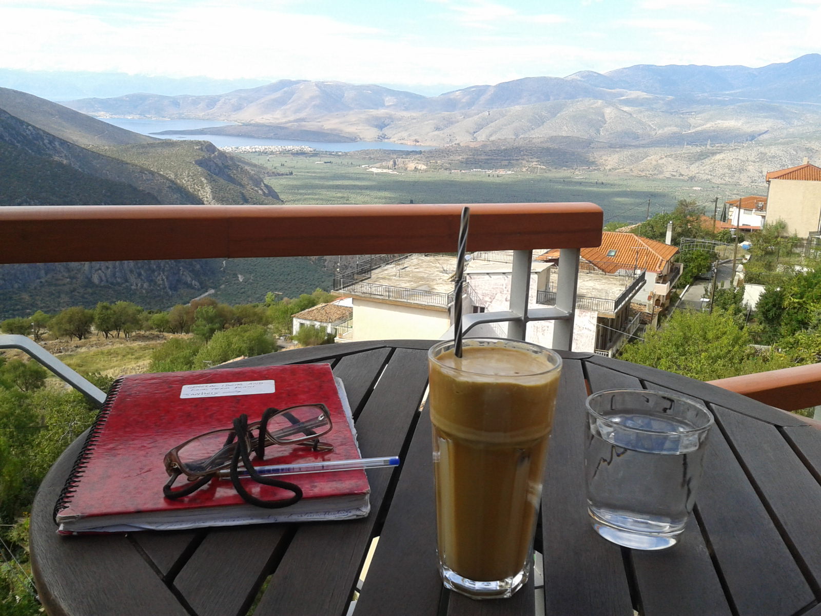 Philosopher At Work - Delphi, Greece