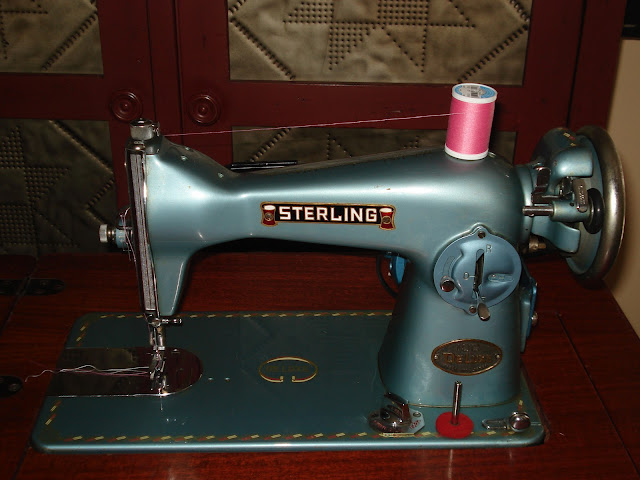 The fashion journal my new vintage sterling sewing machine