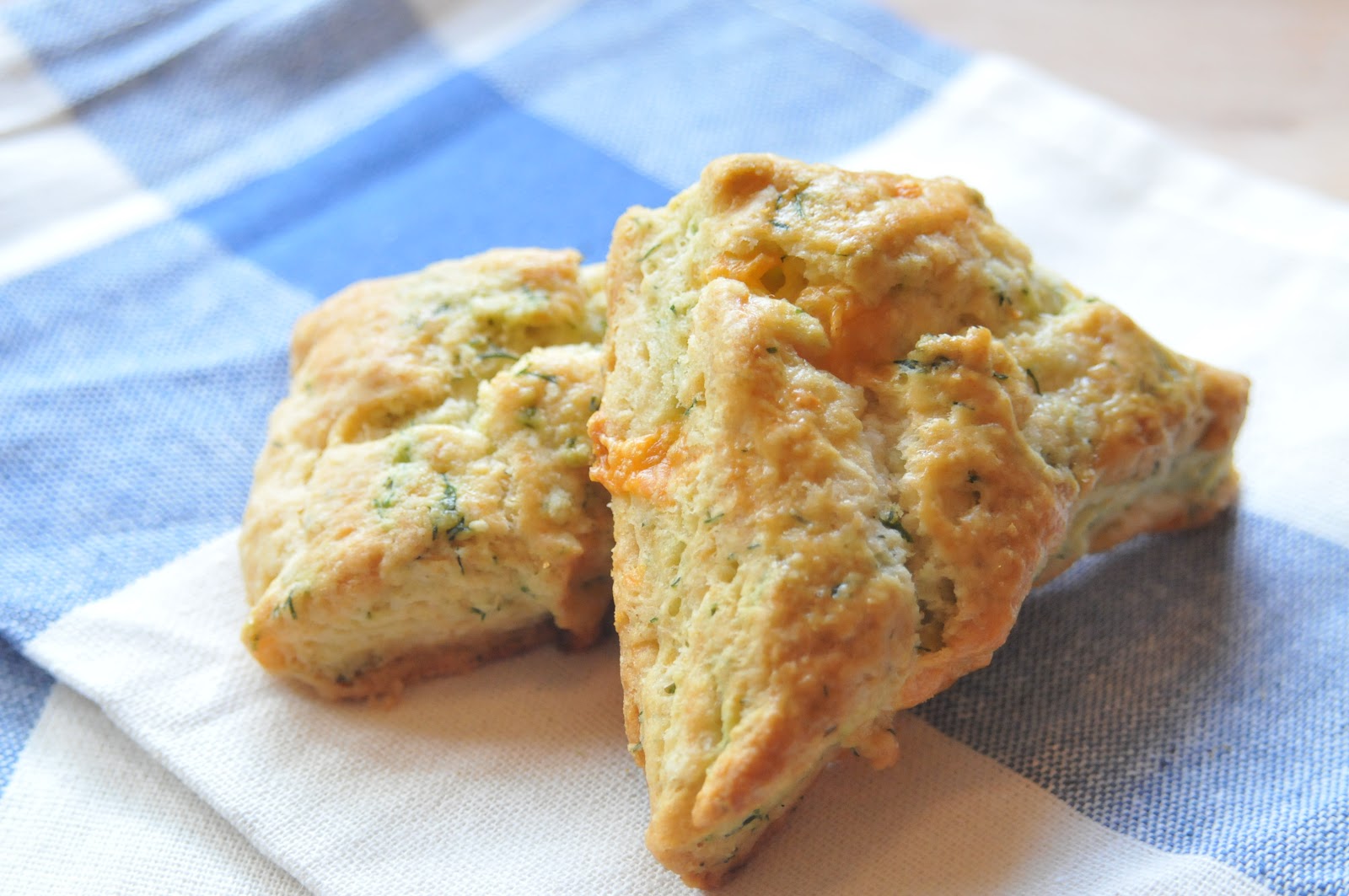 NINE + SIXTEEN Recipe Cheddar + Dill Scones