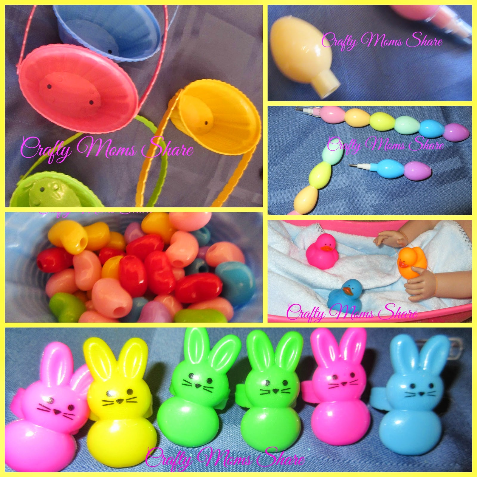 Crafty Moms Share Easter Baskets for American Girl Dolls