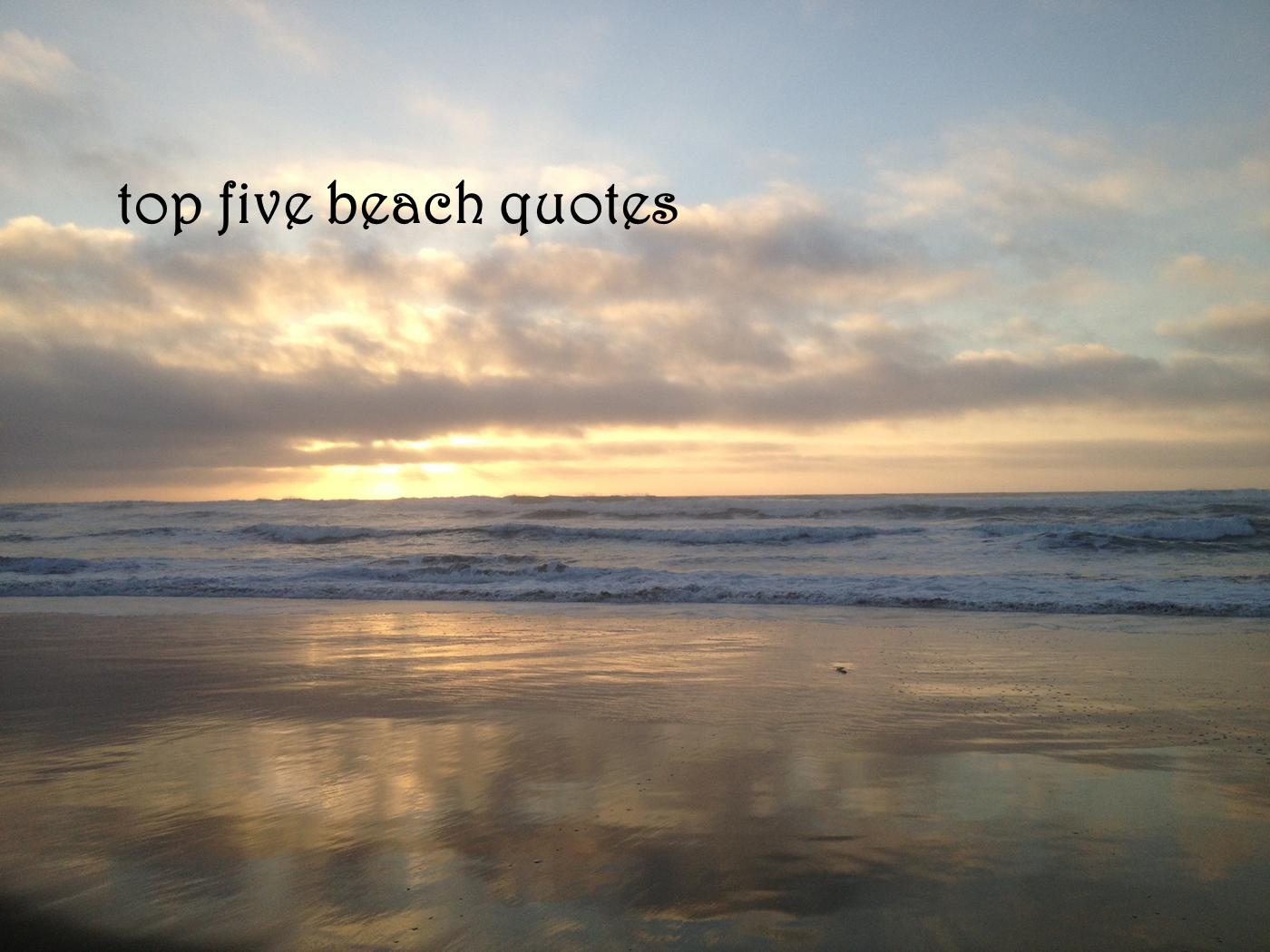 Best Beach Quotes Quotesgram