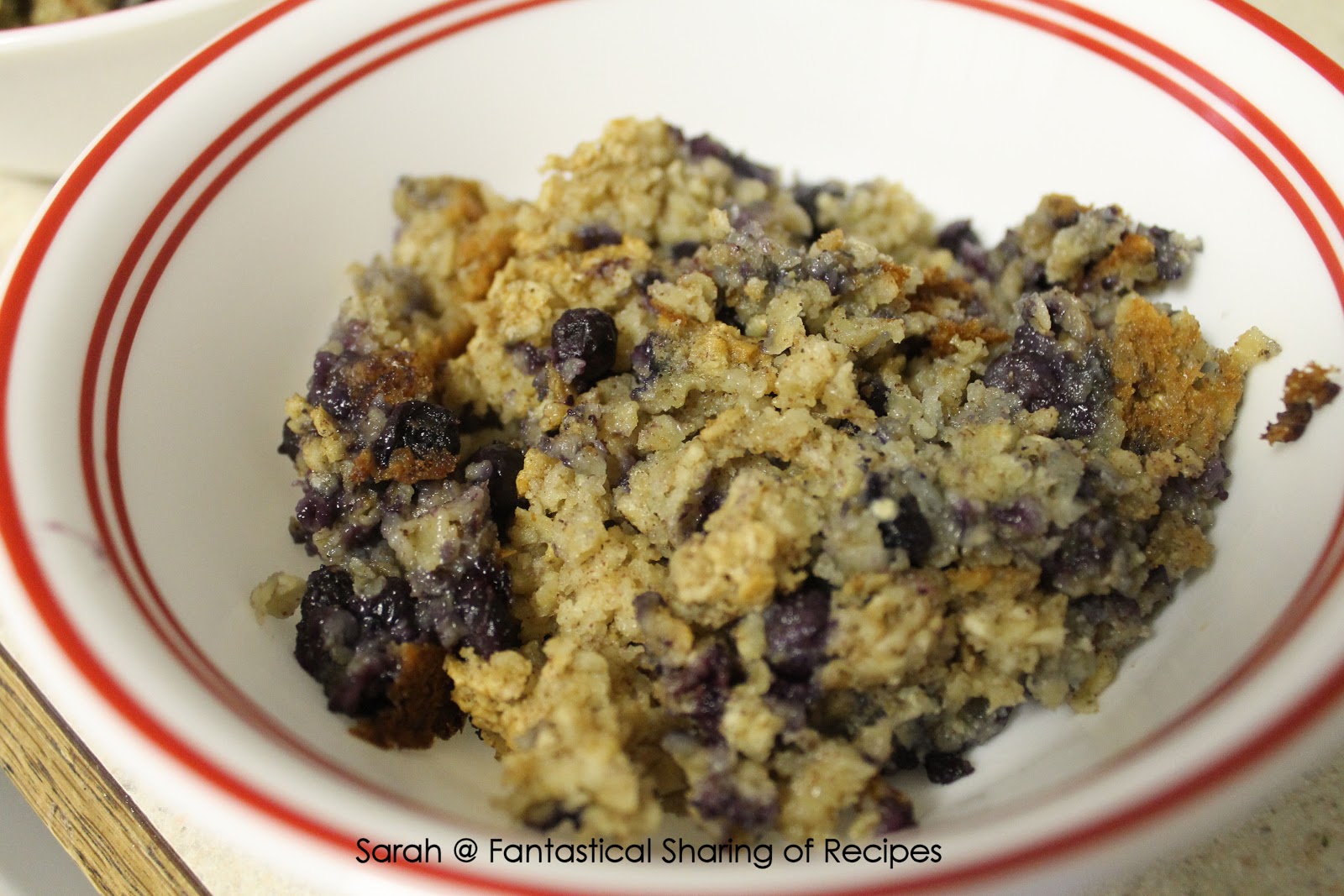 Fantastical Sharing of Recipes Blueberry Walnut Baked Oatmeal